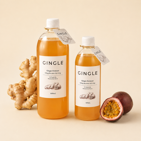 Gừng lên men vị chanh dây 1000ml