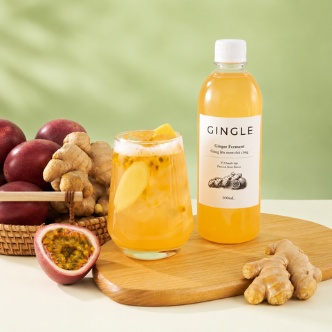 Gừng lên men vị Chanh Dây 500ml